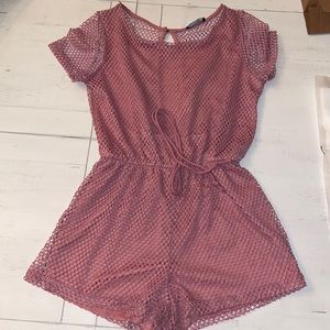 Pink summer jumpsuit
